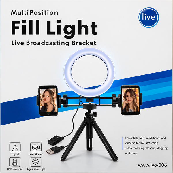 Ring Lamp - Light Live Beauty - Love Beauty - phone holder-Multi Position Fill Light Live -Broadcasting Bracket Small- And Portable Toning Eyes And - Tiktok- Instagram -Beautifying Skin