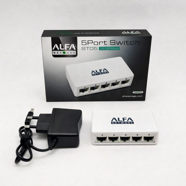 Net 5 Port Switch 100 MB - UC
