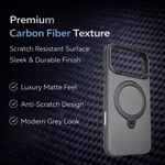 Carbon Fiber Kickstand Mobile Case For Iphone 17 - View 2
