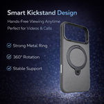 Carbon Fiber Kickstand Mobile Case For Iphone 17 - View 10
