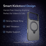 Carbon Fiber Kickstand Mobile Case For Iphone 17 Pro - View 9