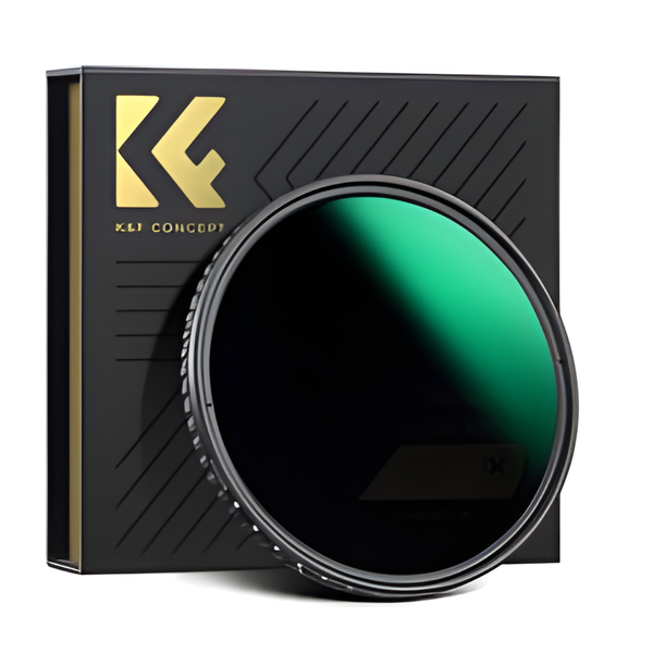 K&F Concept 58mm Variable ND Filter ND8-128 (3-7 Stop) HD Hydrophobic VND Filter for Camera Lens No
