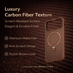 Carbon Fiber Kickstand Mobile Case For Iphone 17 Pro - View 4