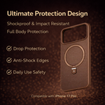 Carbon Fiber Kickstand Mobile Case For Iphone 17 Pro - View 6