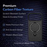 Carbon Fiber Kickstand Mobile Case For Iphone 17 Pro - View 10