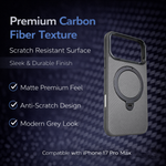 Carbon Fiber Kickstand Mobile Case For Iphone 17 Pro Max - View 2