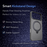 Carbon Fiber Kickstand Mobile Case For Iphone 17 Pro Max - View 11