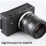 K&F Concept Lens Mount Adapter NIK-L Manual Focus Compatible with Nikon F Lens to L Mount Camera Body - View 3