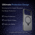 Carbon Fiber Kickstand Mobile Case For Iphone 17 Pro Max - View 12
