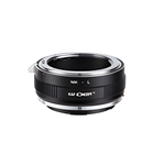 K&F Concept Lens Mount Adapter NIK-L Manual Focus Compatible with Nikon F Lens to L Mount Camera Body - View 4