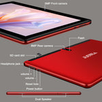 JUSYEA 10.1" Android Tablet (64GB Storage, 4GB RAM, 2-in-1 Productivity Bundle) - View 3