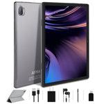 JUSYEA 10.1" Android Tablet (64GB Storage, 4GB RAM, 2-in-1 Productivity Bundle) - View 1