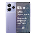 Redmi Note 14 5G (Phantom Purple, 8GB RAM 256GB Storage) | Global Debut MTK Dimensity 7025 Ultra | 2100 nits Segment Brightest 120Hz AMOLED | 50MP Sony LYT 600 OIS+EIS Triple Camera