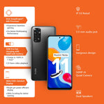 Redmi Note 11 (Space Black, 6GB RAM, 128GB Storage)|90Hz FHD+ AMOLED Display | Qualcomm® Snapdragonâ„¢ 680-6nm | 33W Charger Included - View 2