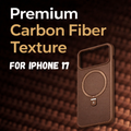 Carbon Fiber Kickstand Mobile Case For Iphone 17