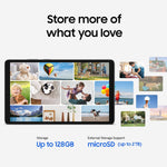 Samsung Galaxy Tab A11, 22.05 cm (8.7 inch) TFT LCD Display, 4 GB RAM, 64 GB Storage, Wi-Fi + LTE Tablet - View 3