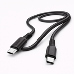 Hoco X120 60W Fast Charging USB-C to USB-C Cable (1m) – Fast Charging & Data Sync, Reinforced Tail Design - View 2
