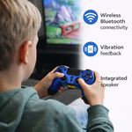Steelplay SlimPack Wireless Controller Blue – Bluetooth Gamepad Compatible with PS4 & PC, Vibration Feedback - View 4