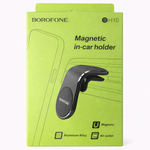 BOROFONE BH10 Magnetic In-Car Mobile Holder – Aluminum Alloy Air Vent Mount, Strong Magnetic Grip - View 1