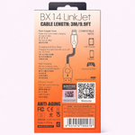 BOROFONE BX14 LinkJet Lightning Cable 3M (9.9FT) – Fast Charging &amp; Data Sync, Durable Ergonomic Design - View 2