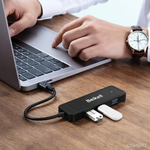 Beikell USB 3.0 Hub, 4-Port Ultra Slim USB Hub, Data Hub, Extra Light, Super Speed, for MacBook, MacBook Air/Pro/Mini, PS4, Surface Pro, Huawei MateBook, USB Flash Drives etc. - View 2