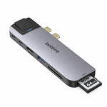 Fonething MacBook Air USB Splitter MacBook Pro Hub Mac USB Hub MacBook Pro/Air Exclusive 8in2 4K HDMI/100W PD Fast Charging/1000Mbps Ethernet/USB-C Data Transfer/USB 3.0/USB 2.0/TF/SD Slot/MacBook Pro 2020/2019/2018/2017/2016 MacBook Air 2020/2019/2018 - View 2
