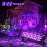 100W LED Black Lights Bar, 100 LEDs, Blacklight Flood Light for Black Light Party, for Glow Party, Bedroom, Halloween, Fluorescent Poster, Body Paint, Tapestry - View 2