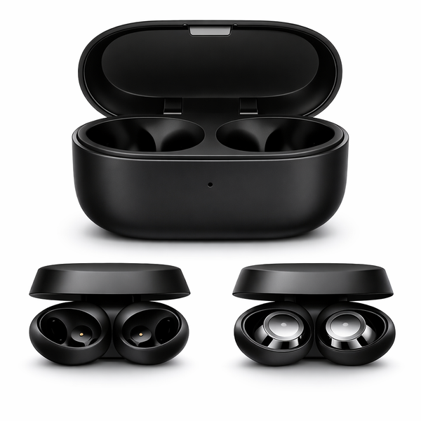 Compatible With Jabra Elite 75T Charging Case, Replacement Charger Case Cradle Dock for Jabra Elite 75T Wireless Earbuds (Capacity: 700Mah), Black