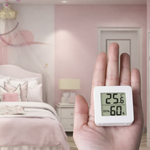 Digital Room Thermometer | Hygrometer Thermometer | Thermometer For Room temperature| Thermometer inside with Temperature Humidity Monitor for Bedroom, Baby Room, Warehouse, Cellar, Car | - View 2