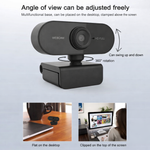 Fonehting Webcam for PC | USB Full HD 1080P Webcam with Noise Canceling Microphone | For PC Laptop Desktop Webcam with 360° Rotating Base Plug & Play for Video Calls, Live Streaming, Games and Conferences | Streaming camera - View 4