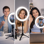 Ring Lamp - Light Live Beauty - Love Beauty - phone holder-Multi Position Fill Light Live -Broadcasting Bracket Small- And Portable Toning Eyes And - Tiktok- Instagram -Beautifying Skin - View 2
