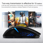 X08 Black/Red 1.5V 6.8mA 2.4Ghz Wireless Optical Gaming Mouse - View 4