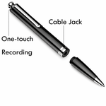 Pen Digital Voice Recorder with Playback Voice Activated Recorder for Lectures with Long Battery Life Metal Recording Device Easy to Use USB Rechargeable - View 3