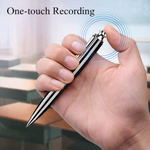 Pen Digital Voice Recorder with Playback Voice Activated Recorder for Lectures with Long Battery Life Metal Recording Device Easy to Use USB Rechargeable - View 6
