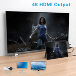 For Surface Go Hub Docking Station for Surface Go/Go2/Go3//Go4, 7-in-2 Surface Go Hub Adapter with 4K USB C to HDMI, 2 USB 3.0 Ports, Earphones Jack,SD/TF Card Slot - View 5