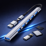 USB HUB 7 Ports | Type-C 3.0 HUB to USB 3.0 - View 3