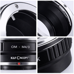 K&F Concept Olympus OM Lens to Micro 4/3 Lens Camera Mount Adapter - View 4