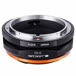 K&F CONCEPT FD to E Mount Lens Mount Adapter Plus, Manual FD FL Lens Adapter with Matting Varnish Design Compatible with Sony E Mount Cameras - View 5