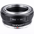 Manual lens adapter ring M42-FX