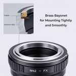Manual lens adapter ring M42-FX - View 4