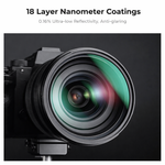K&F Concept 82mm Black Diffusion 1/4 & 1/8 Filters Kit Mist Cinematic Effect Filters Set with Multi-Layer Coated for Camera Lens - K Series - View 6