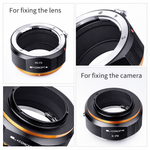 K&F Concept Lens Mount Adapter with Aperture Control Ring for Pentax PK Mount Lens to Fujifilm Fuji - View 2
