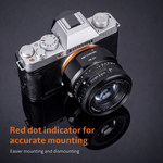 K&F Concept Lens Mount Adapter with Aperture Control Ring for Pentax PK Mount Lens to Fujifilm Fuji - View 7