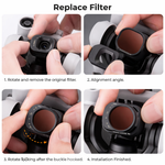 K&F Concept Drone Filter for DJI Mini 3 Pro Variable ND2-ND32/ND32-ND512 Camera Coating Optical Glass Lens DJI Drone Accessories - View 4