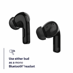 Nokia Go Earbuds+ True Wireless Earbuds TWS-201 (Black) - Portable Bluetooth 5.0 in-Ear Headphones with Touch Control - Comfortable Fit, Voice Assistant-Enabled, 26 Hours Use with Charging Case - View 7