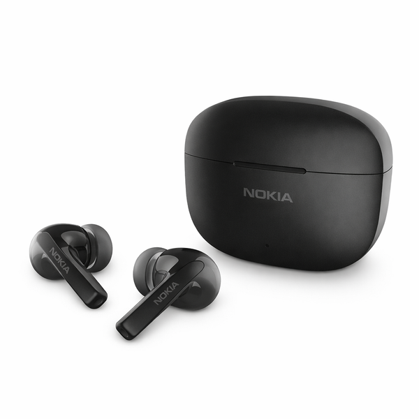 Nokia Go Earbuds+ True Wireless Earbuds TWS-201 (Black) - Portable Bluetooth 5.0 in-Ear Headphones with Touch Control - Comfortable Fit, Voice Assistant-Enabled, 26 Hours Use with Charging Case