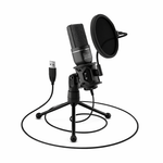 YANMAI Mic with USB Connector, Light-Weight, Condenser Microphone, RGB Lighting, Noise Canceling, Foldable Tripod for Live Streaming, Podcasting (SF-666R) - View 9