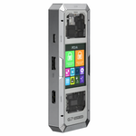 G71 7 in 1 Aluminum Alloy Office Docking Station Smart Screen Display Type-C to HDMI2.0 USB3.0 HUB PD100W Adapter - View 4