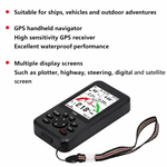 Handheld GPS Navigator With Different Navigation Screens, Waterproof Performance, 12 Tracks, 2998 Signals, Portable Navigation For Outdoor Activities, Perfect For Ships, - View 2