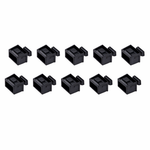 Dust Cover - 10 Pack - Black - SFP Port Cover - Fiber Optic Dust Caps - SFP Plug - SFP Port Dust Cover - SFP Cover - View 2
